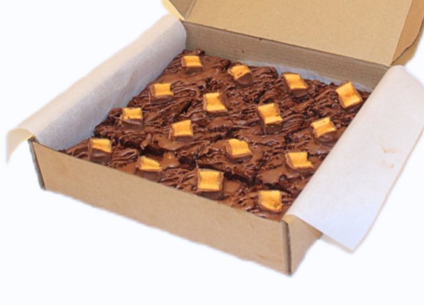 Honeycomb Crunchie Brownie - Brownie Boutique