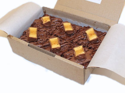 Honeycomb Crunchie Brownie - Brownie Boutique